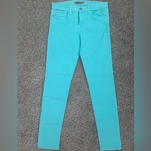 Mint Green Rebecca Minkoff Thompson Twill Skinny Jeans Sz 28